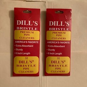 Two Packs Vintage Dill’s Bristle Premium 6” Pipecleaners